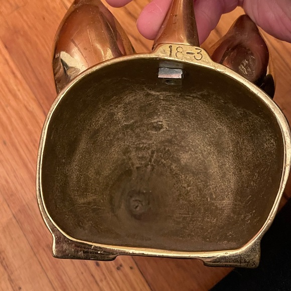 Vintage Virginia Metalcrafters Fox and Amp/Whip Doorstop. - Picture 5 of 6